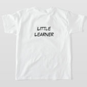 可愛い蝶の子供用Tシャツ|BはButterflyのB Tシャツ (レイダウン裏面)
