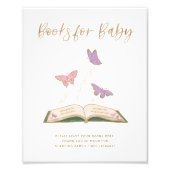 可愛い蝶の物語 |ベビー フォトプリント            (正面)