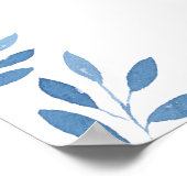 可愛い蝶の青またはピンクの性別が投票を明かす ポスター (角)