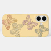 可愛い蝶ケース Case-Mate iPhoneケース (裏面 (横))