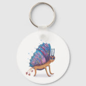 可愛い蝶 キーホルダー (正面)