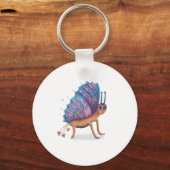 可愛い蝶 キーホルダー (裏面)