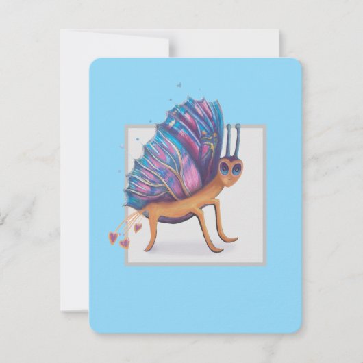 可愛い蝶 シーズンカード (正面)