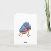 可愛い蝶 シーズンカード (裏面)