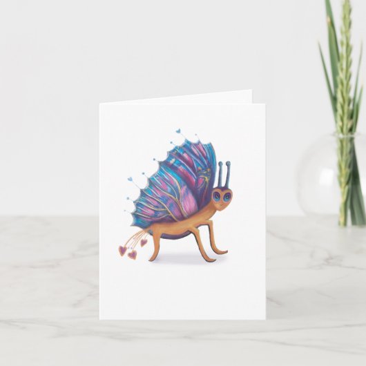 可愛い蝶 シーズンカード (正面)