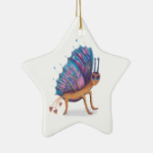 可愛い蝶 セラミックオーナメント (右)