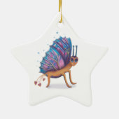 可愛い蝶 セラミックオーナメント (裏面)