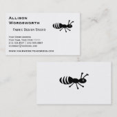 可愛い蟻やシロアリのおもしろい防除 名刺 (正面/裏面)