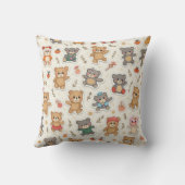 可愛い表現熊のクッション クッション (裏面)