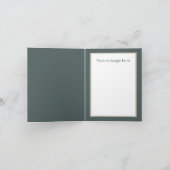 可愛い裁縫好きの人がメッセージを追加 カード (内部)