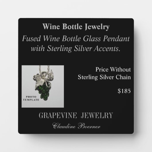 可愛い製品価格イーゼルズクレフターズビジネス フォトプラーク (正面)