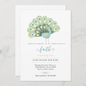 可愛い詩クジャックガールズバースデーパーティー招待状 招待状 (正面/裏面)