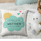 可愛い誕生状態生まれたばかりのベビー装飾用クッション クッション