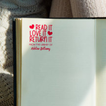 可愛い読ハートそれが愛それを返すIt本プレート