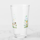 可愛い読子猫の庭 タンブラーグラス (左)