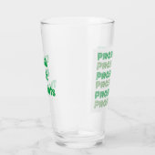 可愛い豊考えかな思考の繁栄グリーンメッセージ タンブラーグラス (右)