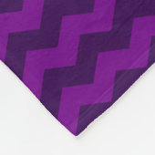 可愛い豚パーソナライズされた紫色の山羊の名前 フリースブランケット (角)