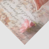 可愛い豚赤面ピンクの花みすぼらしいデコパージュ 薄葉紙 (詳細)