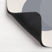 可愛い象とハートお洒落愛 マウスパッド (コーナー)