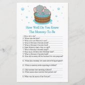 可愛い象どんなによく知っているベビーショールゲーム (正面)