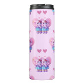 可愛い象の柄（お名前） タンブラー (裏面)