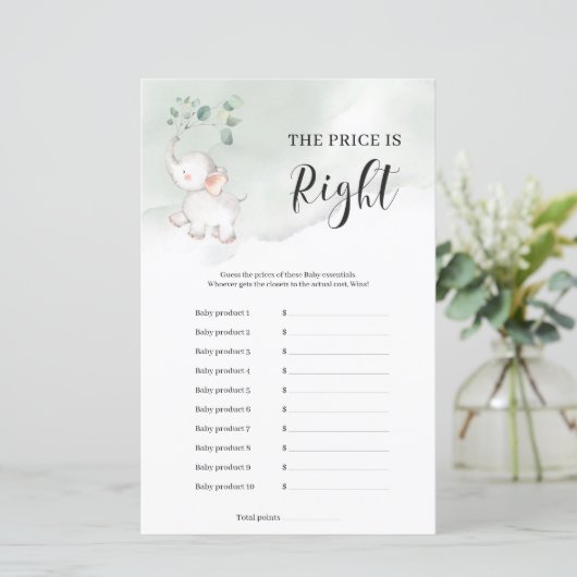 可愛い象ユーカリ価格は正しいゲームである (スタンド正面)