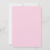 可愛い赤いちご結婚の招待状 招待状 (裏面)