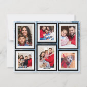 可愛い赤いクリスマストラックの数々の写真 シーズンカード (裏面)