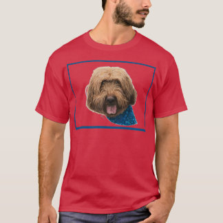可愛い赤いゴルデンドルゴルデンドル恋人 Tシャツ