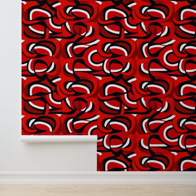 可愛い赤いタイル模様 壁紙 (アプリケーション)