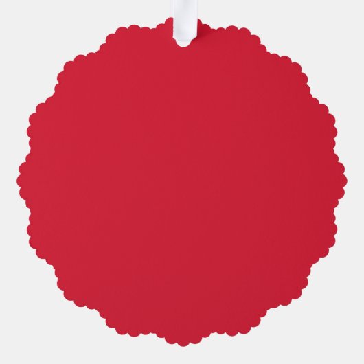 可愛い赤いトラックのクリスマスツリーカスタマイズ可能な贈り物 オーナメントカード (裏面)