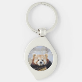 可愛い赤いパ恋しく思ンダ キーホルダー