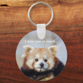 可愛い赤いパ恋しく思ンダ キーホルダー (裏面)