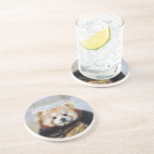 可愛い赤いパ恋しく思ンダ コースター (側面)