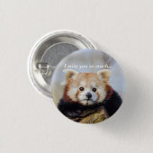 可愛い赤いパ恋しく思ンダ 缶バッジ (正面&裏面)