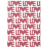 可愛い赤いラブスレトル クリップボード (裏面)