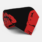 可愛い赤い口紅キスキス唇パターン ネクタイ (ロール)