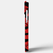 可愛い赤い口紅キスキス唇パターン Case-Mate iPhoneケース (裏面 / 左)