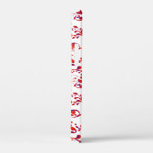 可愛い赤い白い花柄 Case-Mate iPhoneケース (裏面 / 右)