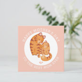 可愛い赤い虎の猫と子猫ピンクマザーズの日 シーズンカード (スタンド正面)