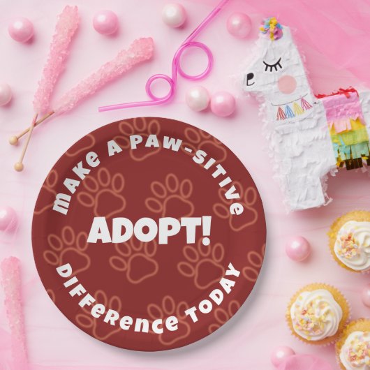 可愛い赤い足跡が肉眼の違いを作る! ペーパープレート (パーティー)