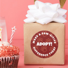 可愛い赤い足跡が肉眼の違いを作る！ ラウンドシール