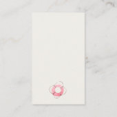 可愛い赤い青い帆船おむつラッフルベビーシャワー エンクロージャーカード (裏面)