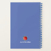 可愛い赤いSaveThe Planet Collectionスパイラルノート ノートブック (裏面)