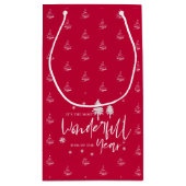 可愛い赤が一番素敵な時期 スモールペーパーバッグ (裏面)