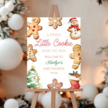 可愛い赤ちゃんお菓子のベビーシャワーのウェルカムボード