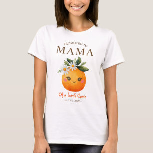 可愛い赤ちゃんのママに昇格！ベビーシャワー Tシャツ