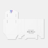 可愛い赤ちゃんシャワー猫ツインズブルーピンク フェイバーボックス (折り畳みなし)