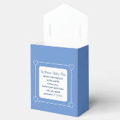 可愛い赤ちゃんシャワー聖書バース青い党の好意 フェイバーボックス (オープン)