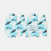 可愛い赤ちゃんブルーハロウィーン誕生日パーティーお願いボックス フェイバーボックス (折り畳みなし)